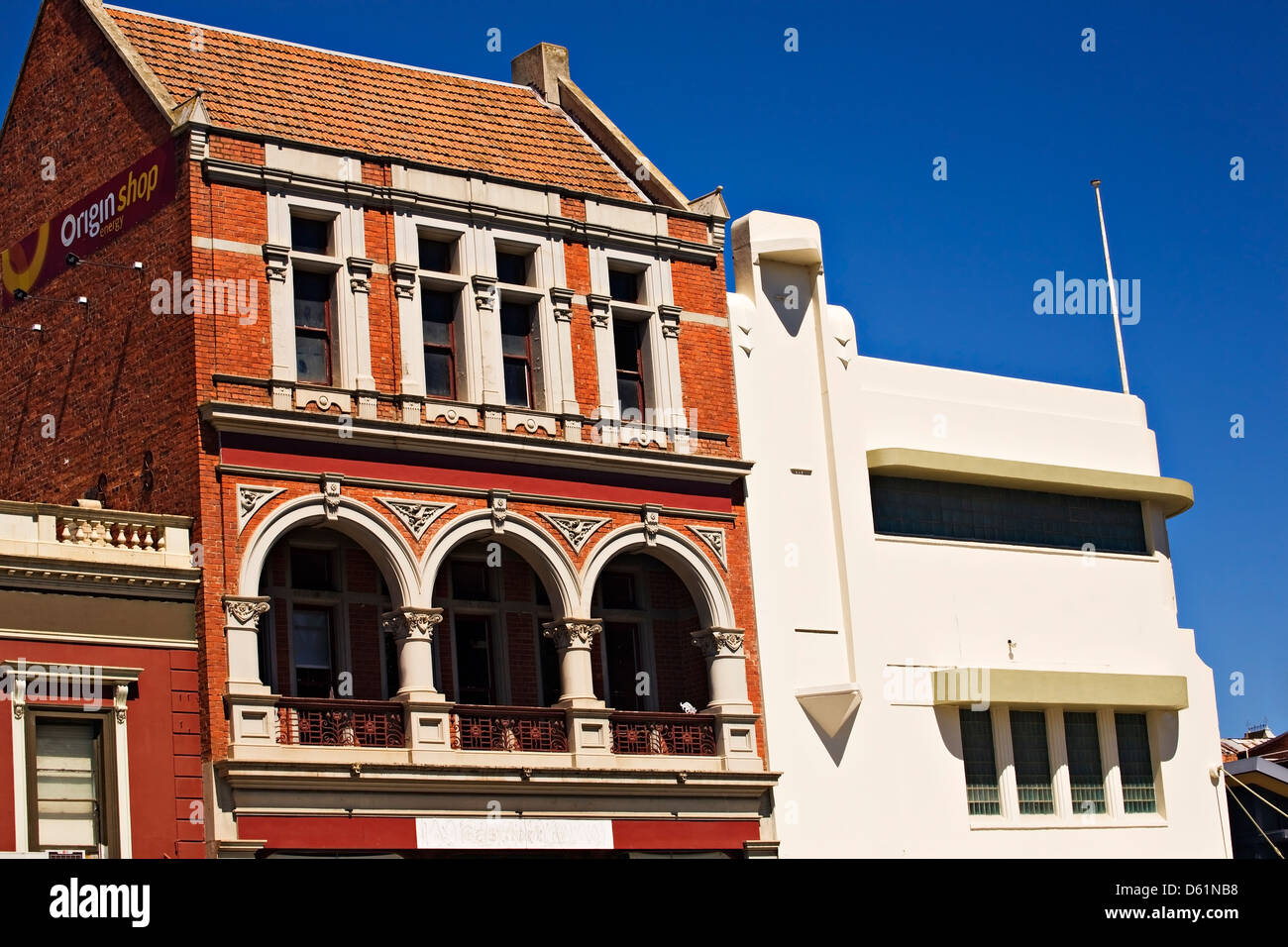 Ballarat Australia / das ehemalige um 1891 Sutton`s Music Emporium in Ballarat Victoria Australia. Stockfoto